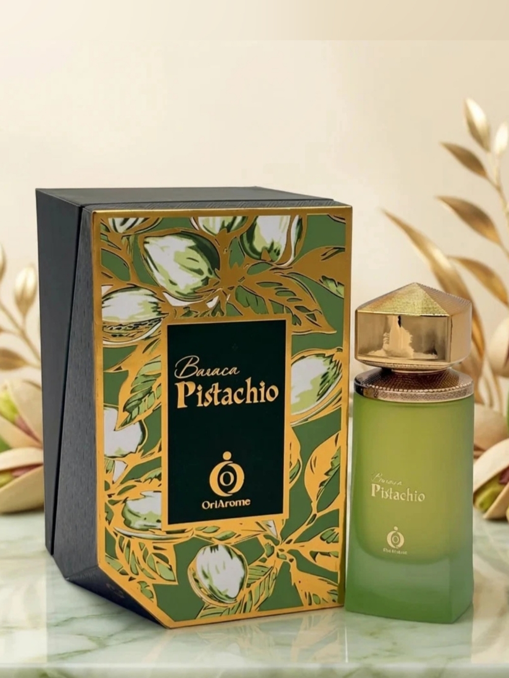 Baraca Pistachio by OriArome Eau De Parfum Spray  (Unisex) (100ml) 3.4 Ounce